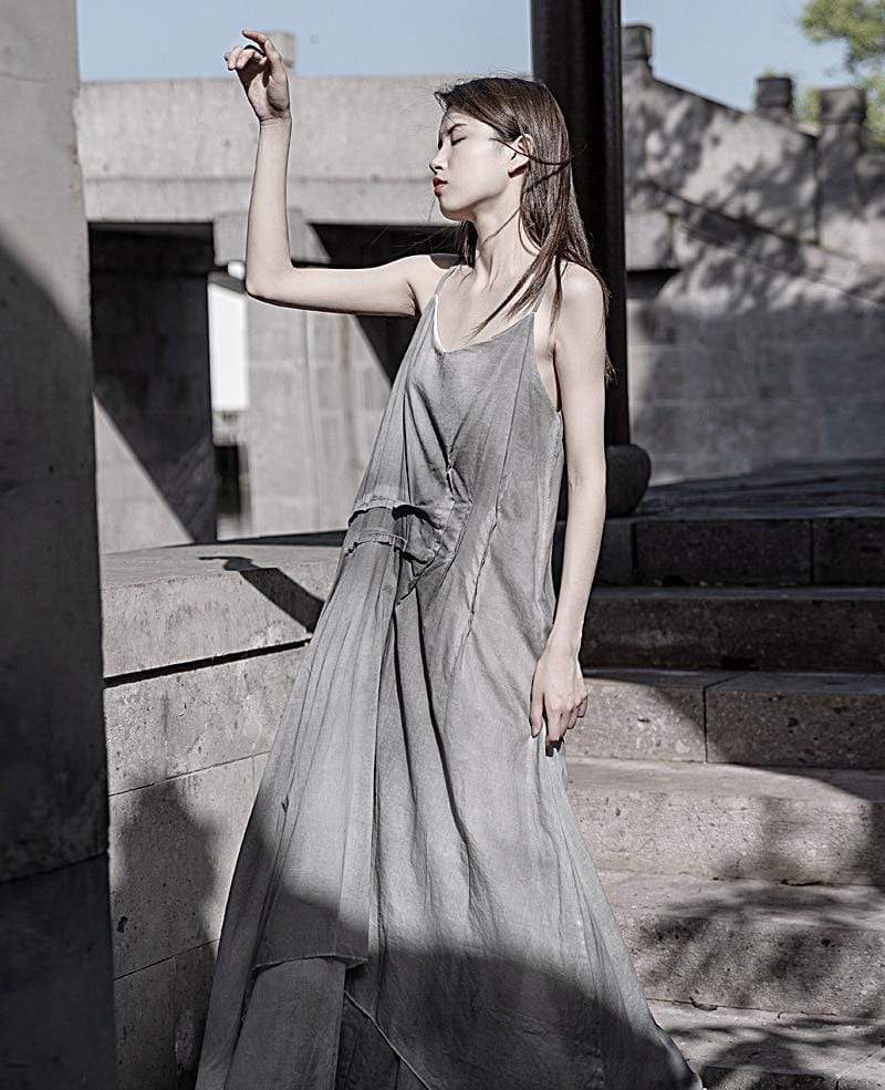 Buddhatrends Dress Amelia Asymmetrical Tie Dye Dress
