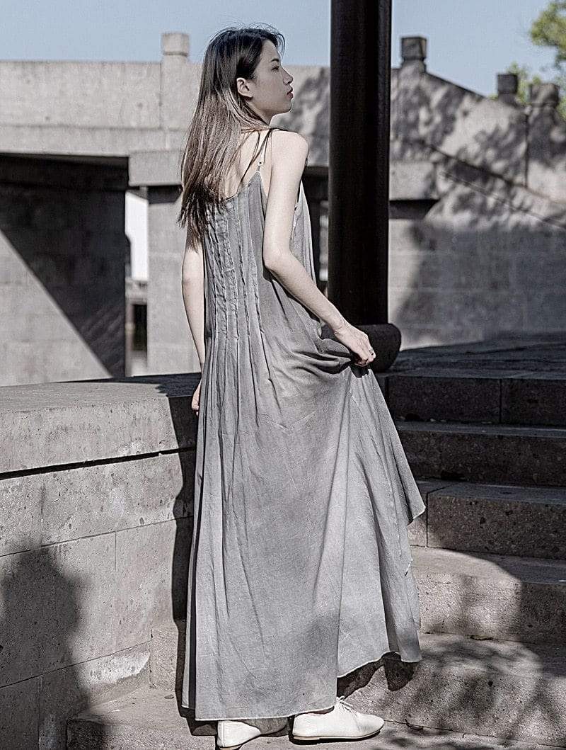 Buddhatrends Dress Amelia Asymmetrical Tie Dye Dress