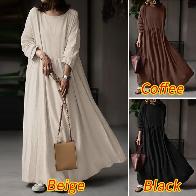 Buddhatrends Dress Mia Oversized Pleated Dress