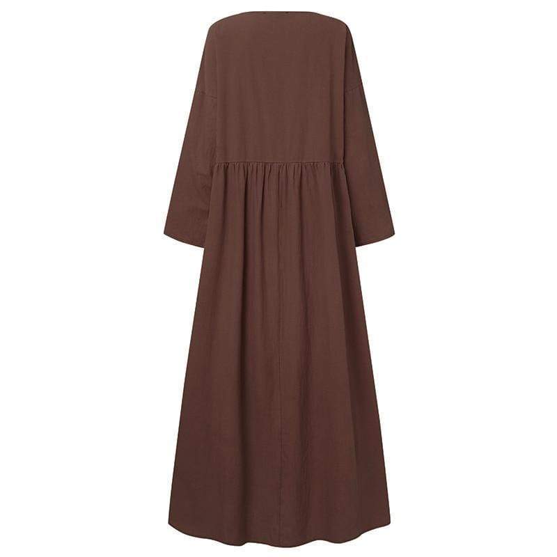Buddhatrends Dress Mia Oversized Pleated Dress