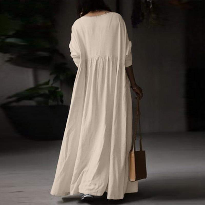 Buddhatrends Dress Mia Oversized Pleated Dress