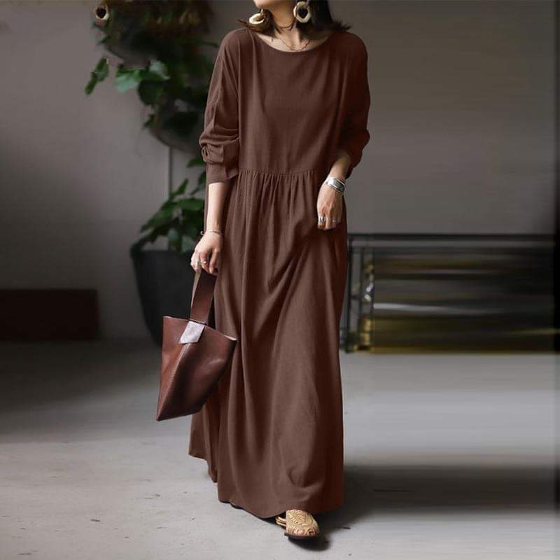 Buddhatrends Dress Mia Oversized Pleated Dress