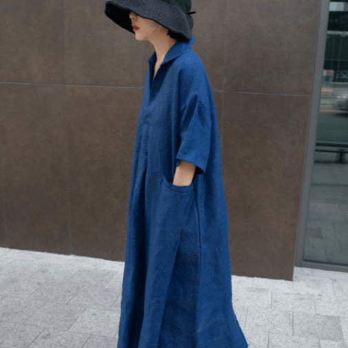 Buddhatrends Dress Yoko Vintage Blouse Dress