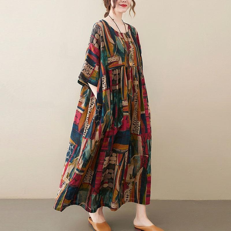 Buddhatrends Dresses - Edith Loose Batwing Dresses