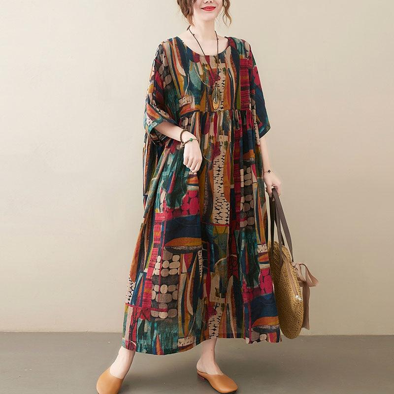 Buddhatrends Dresses Edith Loose Batwing Dresses