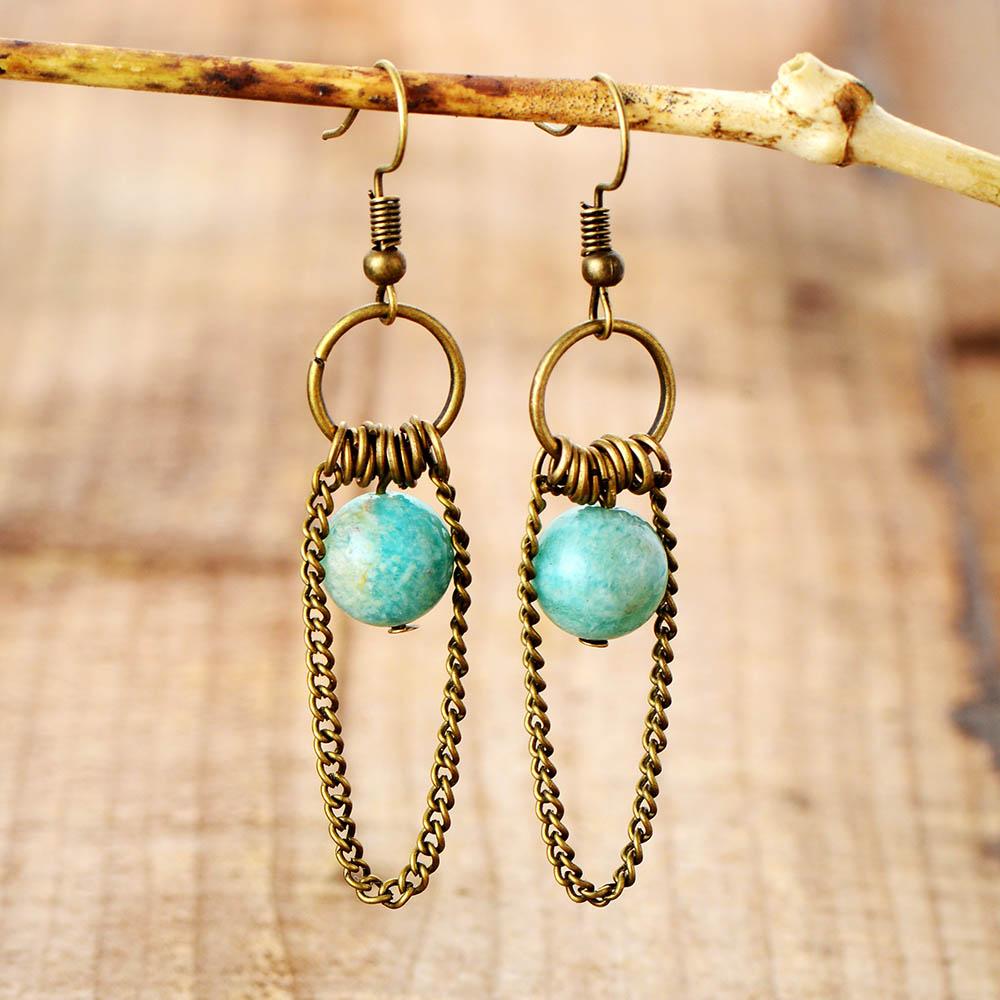Buddhatrends Earrings Jasmine Vintage Bohemian Earrings