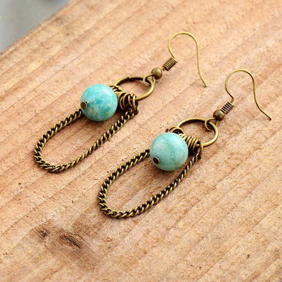 Buddhatrends Earrings Jasmine Vintage Bohemian Earrings