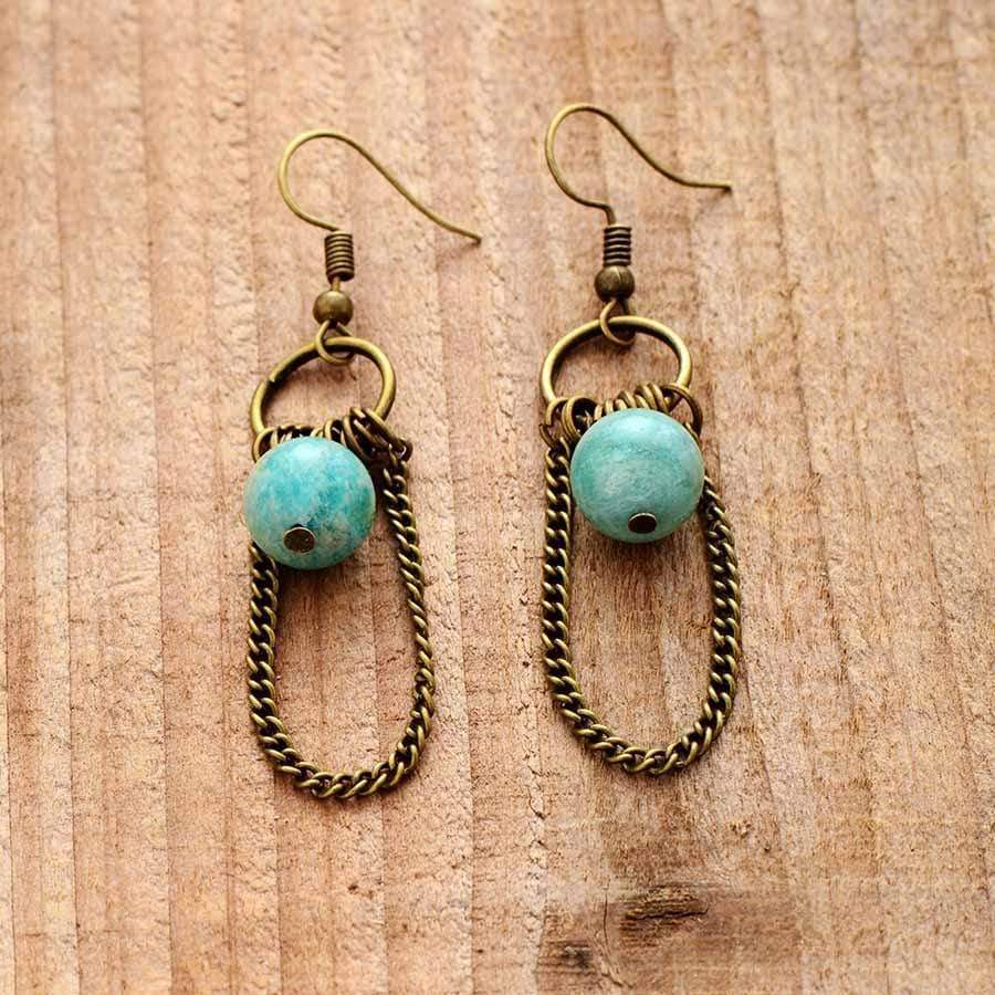 Buddhatrends Earrings Jasmine Vintage Bohemian Earrings