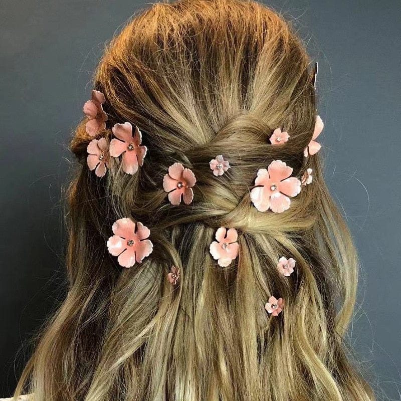 Buddhatrends Five Petals Flower Hairpin Set
