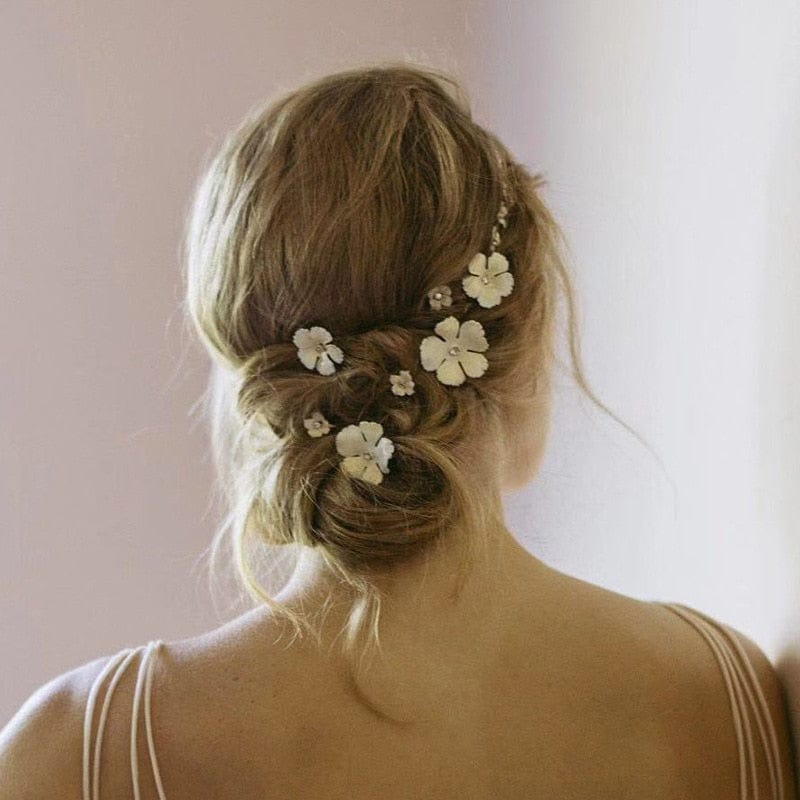 Buddhatrends Five Petals Flower Hairpin Set