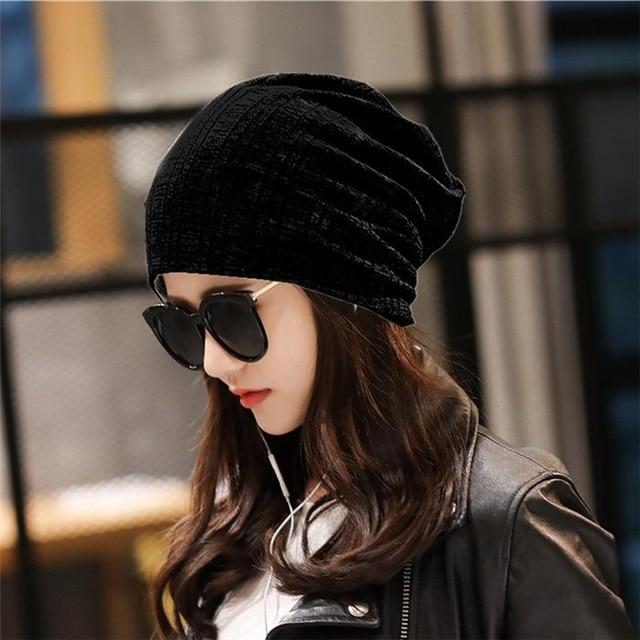 Buddhatrends Hats Black Street Smart Beanie Hats