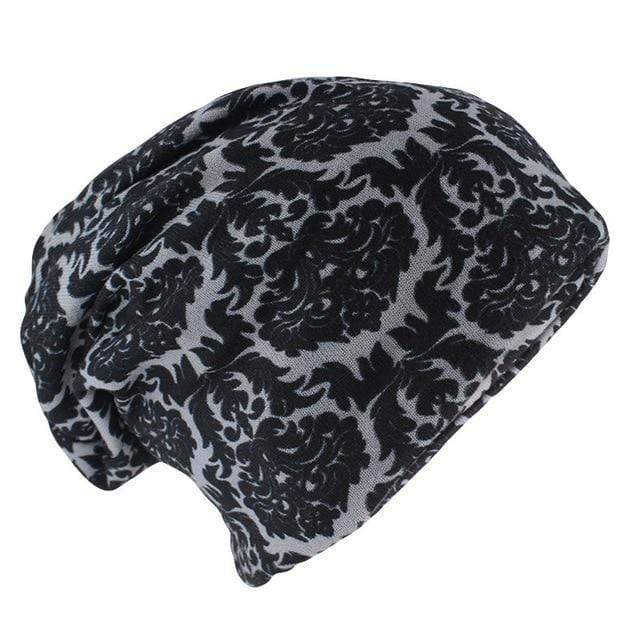 Buddhatrends Hats Floral Mosaic Beanie Hat