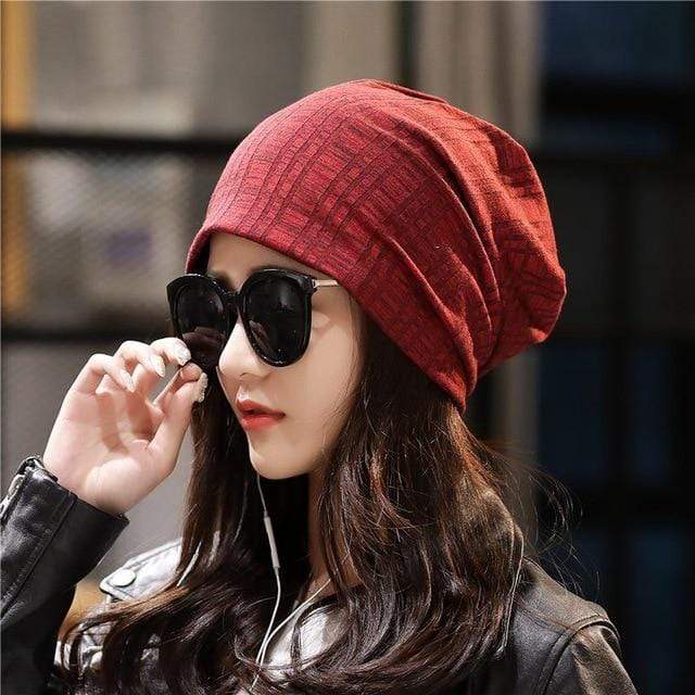 Buddhatrends Hats Red Street Smart Beanie Hats