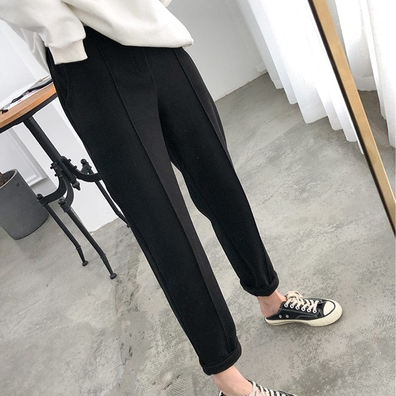 Buddhatrends High Waist Pencil Pants
