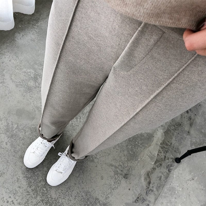 Buddhatrends High Waist Pencil Pants