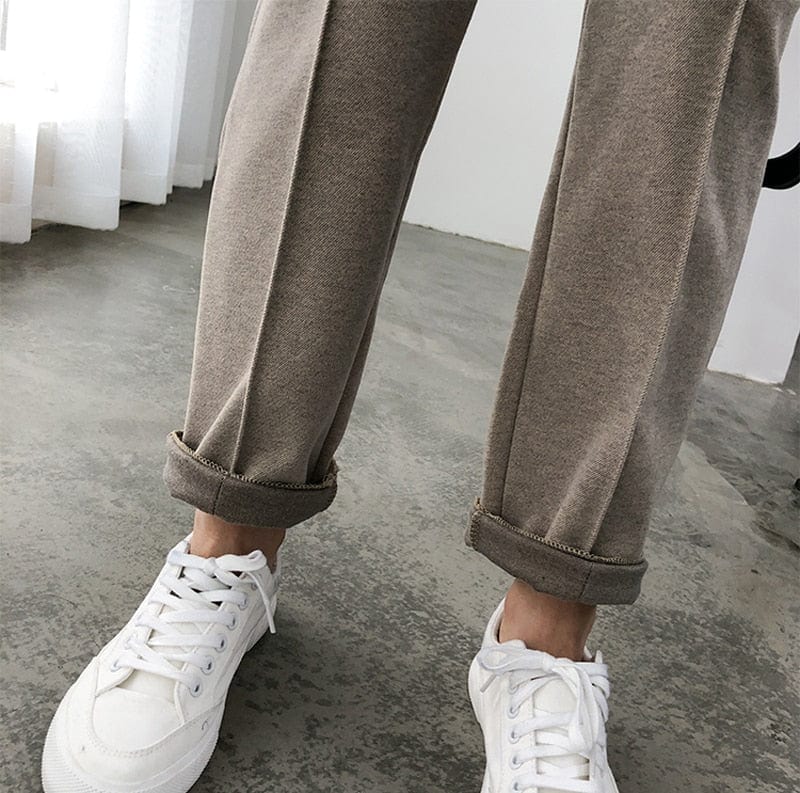 Buddhatrends High Waist Pencil Pants