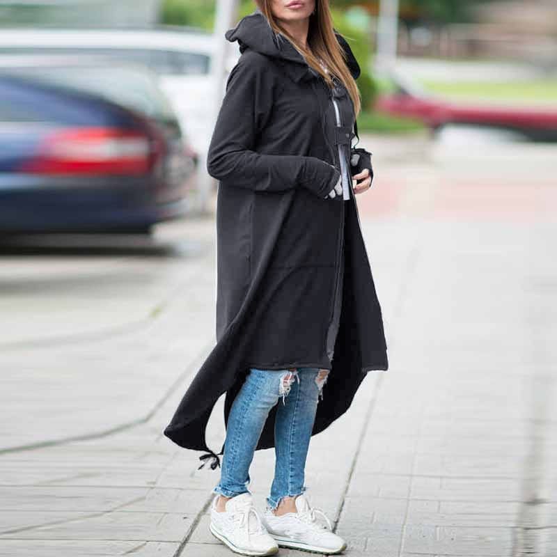 Oversized hooded sweater