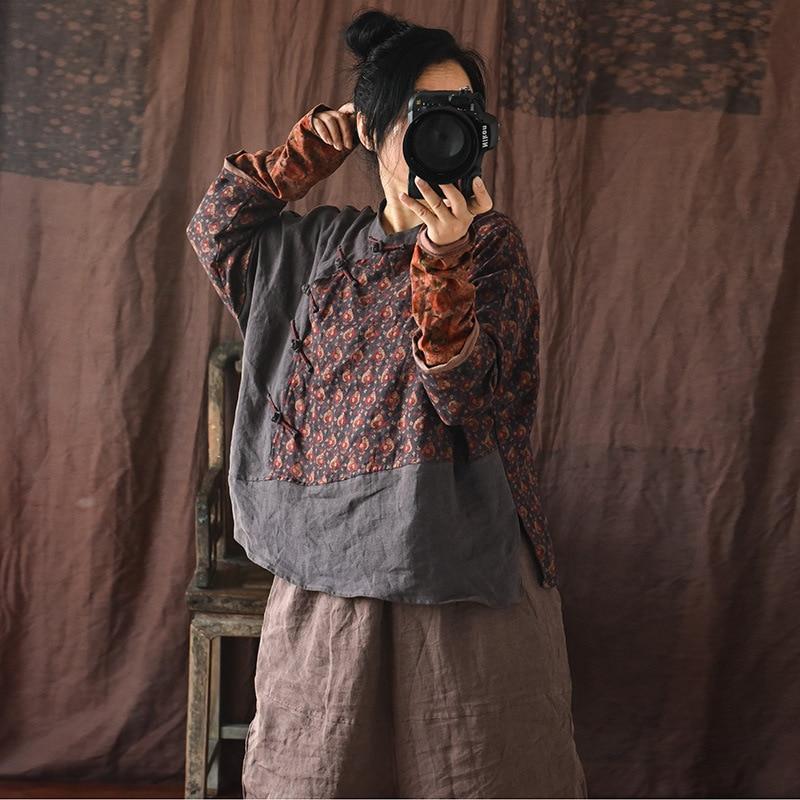 Buddhatrends Laurel Linen Tops Blouse | Lotus