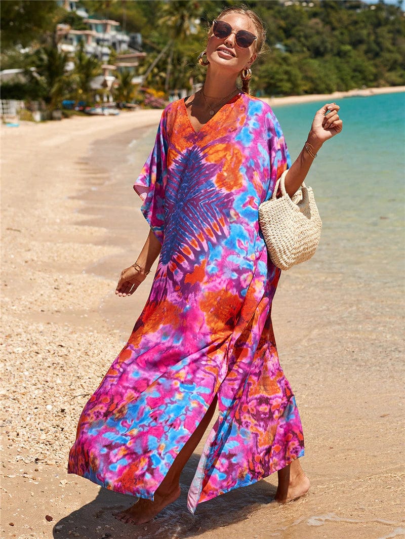 Buddhatrends Multicolor / One Size Enlightened Tie-Dye Dress