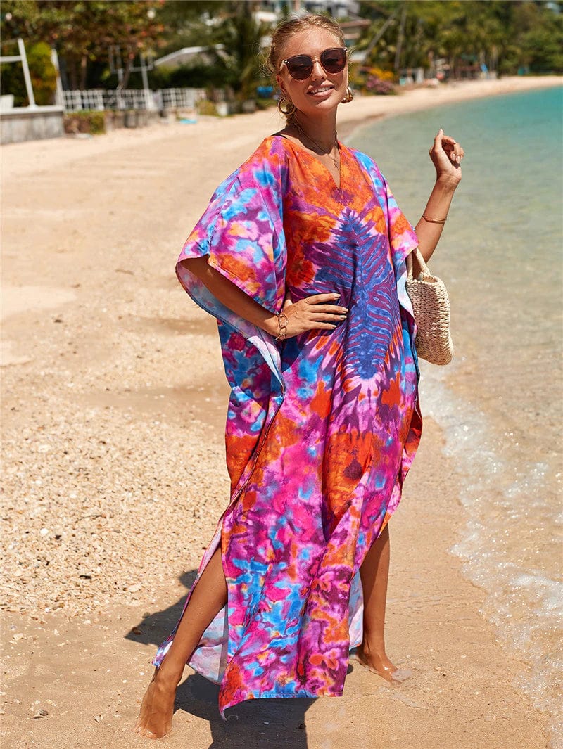 Buddhatrends Multicolor / One Size Enlightened Tie-Dye Dress