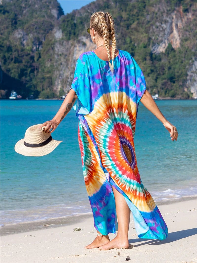 Buddhatrends Multicolor / One Size Ko Phi Phi Tie Dye Dress