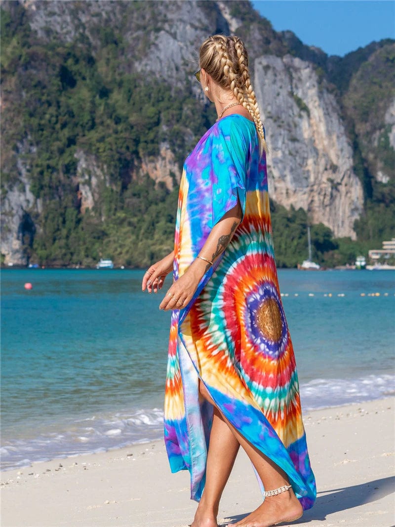 Buddhatrends Multicolor / One Size Ko Phi Phi Tie Dye Dress