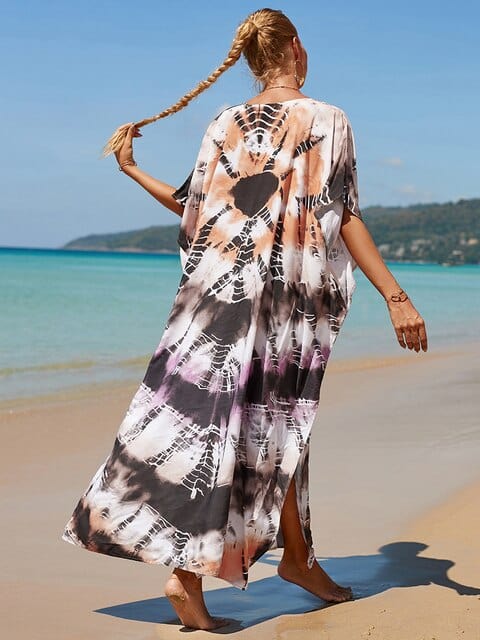 Buddhatrends Multicolor / One Size Saffron Tie Dye Dress