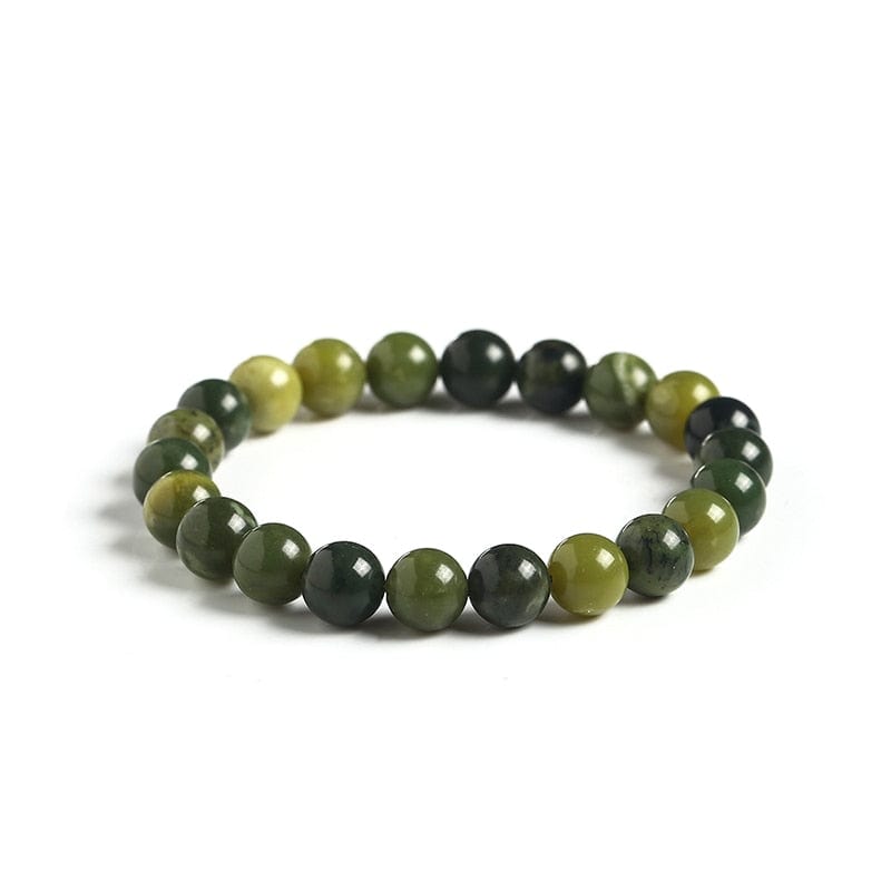Buddhatrends Natural Stone Green Jades Bracelet