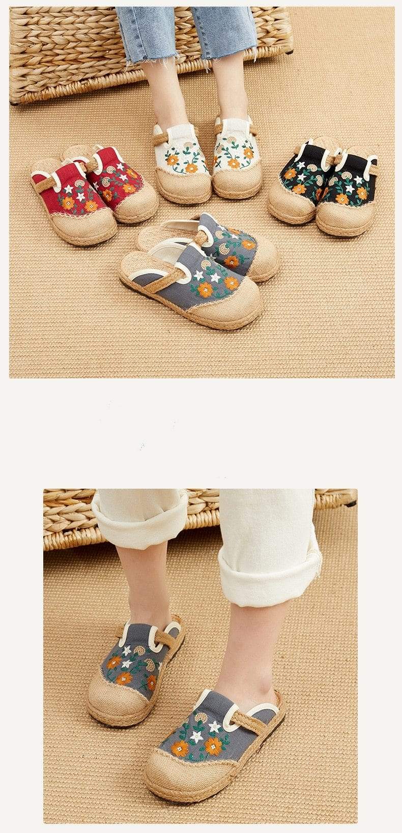 Buddhatrends Nina Bonina Hemp & Cotton Loafers