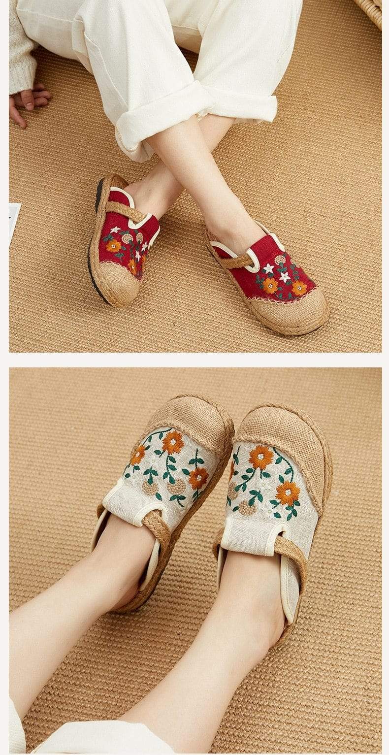 Buddhatrends Nina Bonina Hemp & Cotton Loafers