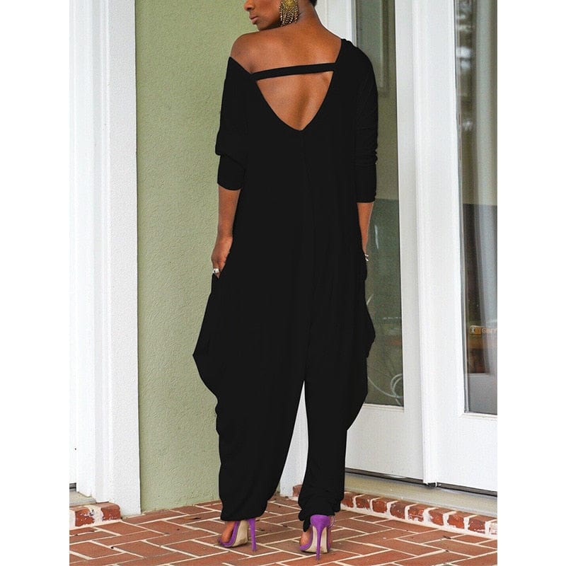 Buddhatrends Open Back Harem Jumpsuit