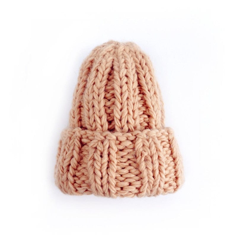 Buddhatrends Orange yellow Winter Warm Knitted Hat