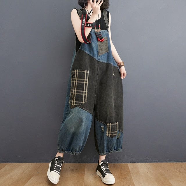 Buddhatrends Overall Graffiti Denim Overall | Millennials