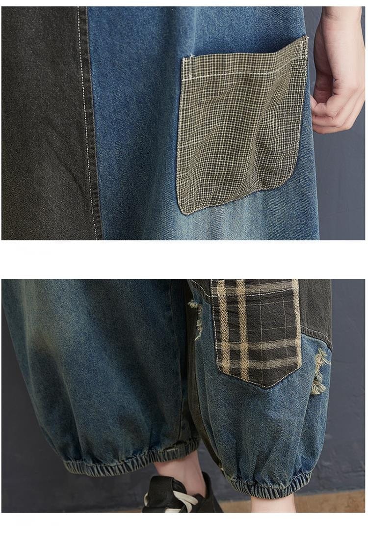 Buddhatrends Overall Graffiti Denim Overall | Millennials