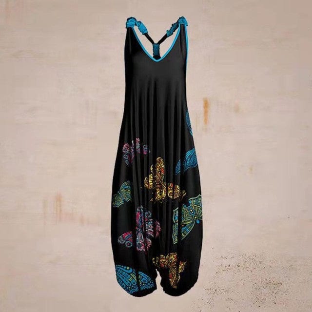 Buddhatrends Overall Indigo Soul Wide Leg Overalls