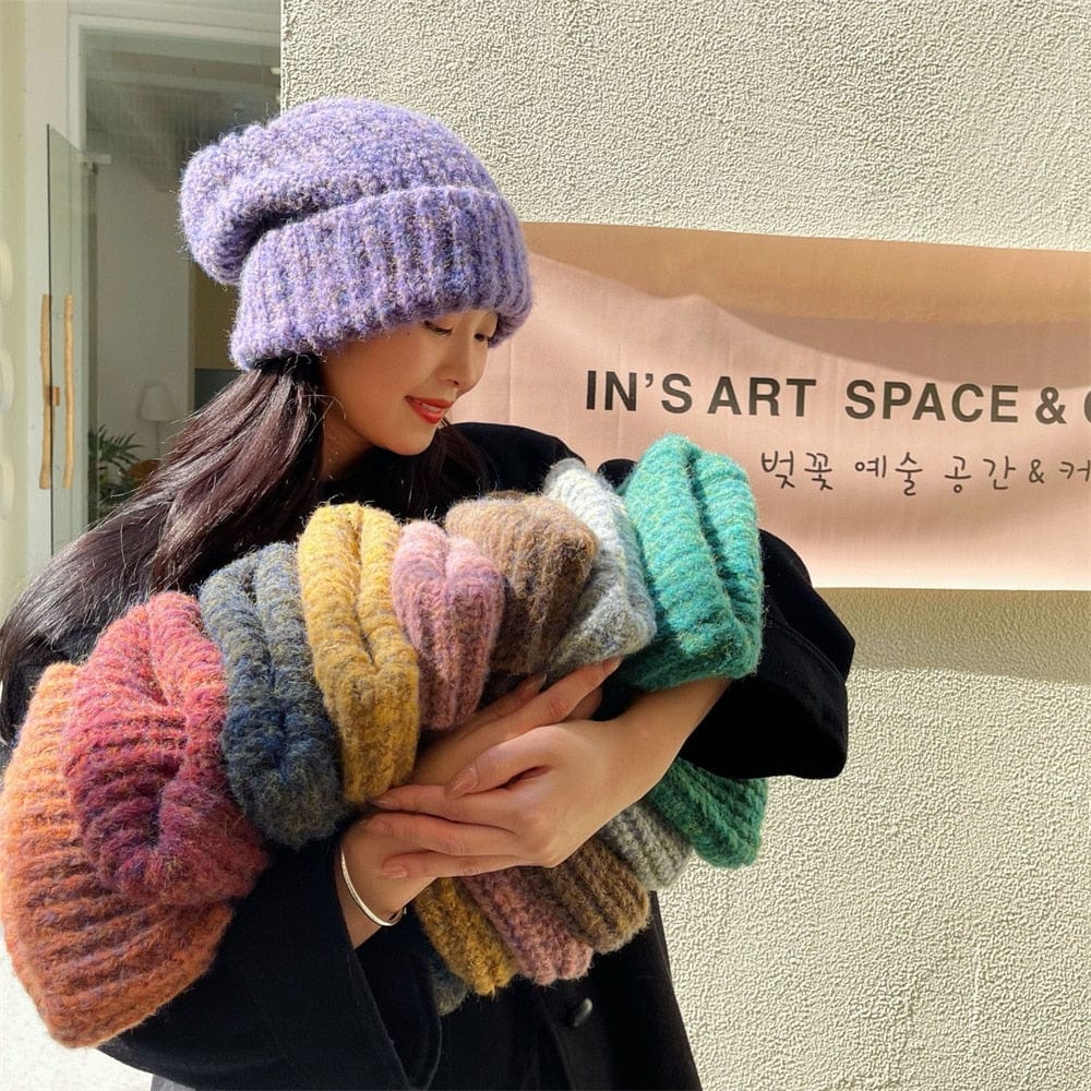 Buddhatrends Oversized Wool Knitted Hats