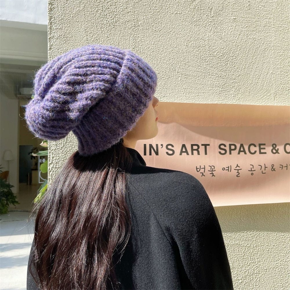 Buddhatrends Oversized Wool Knitted Hats