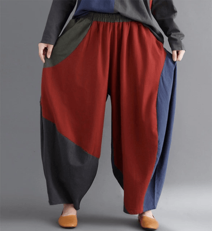 Buddhatrends Pants / One Size Tribal Patchwork Top + Harem Pants Set | OOTD