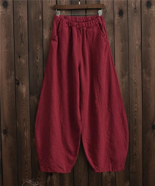 Buddhatrends Pants Sakura Wide Leg Linen Pants | Zen