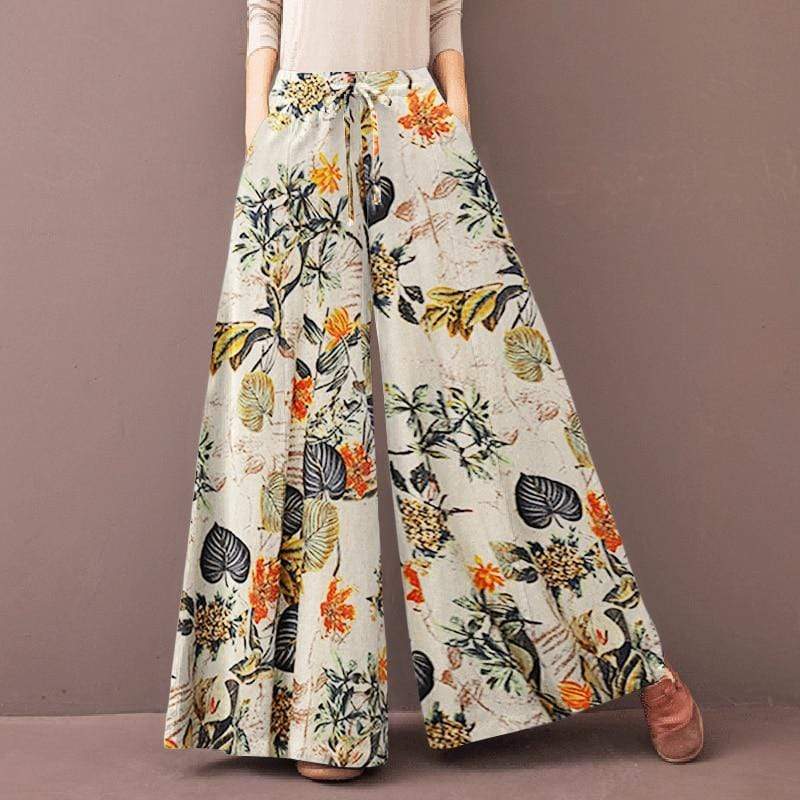 Buddhatrends Pants Talia Vintage Floral Trousers