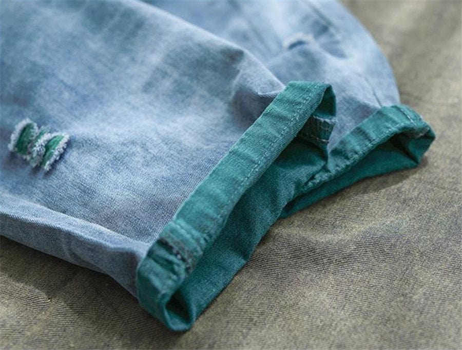 Buddhatrends Ripped Harem High Waist Denim Pant