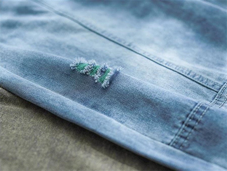 Buddhatrends Ripped Harem High Waist Denim Pant