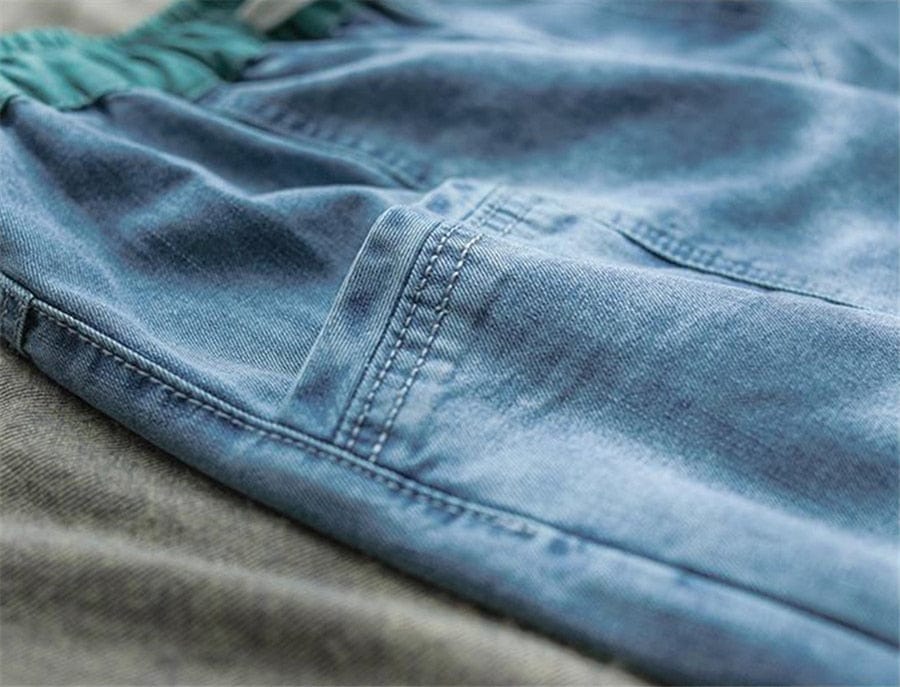 Buddhatrends Ripped Harem High Waist Denim Pant