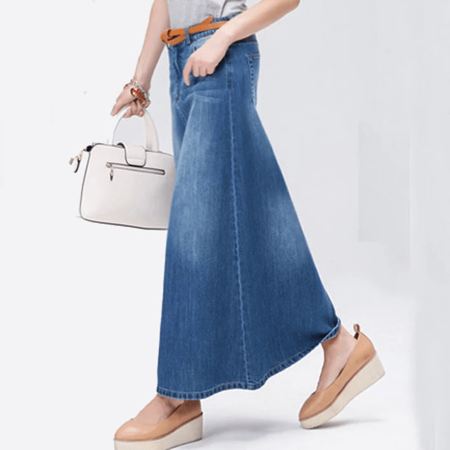 Buddhatrends Skirts Belinda Denim Maxi Skirt