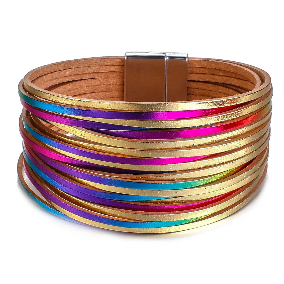 Buddhatrends style 19 Boho Multilayer Mint Leather Bracelet