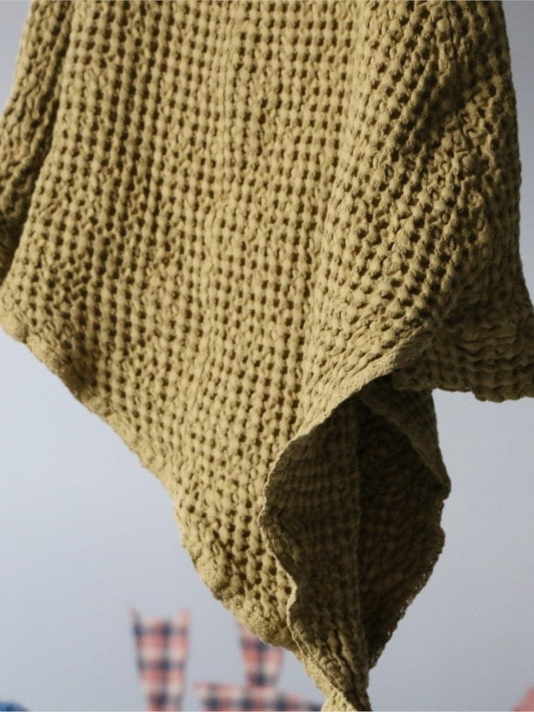 Buddhatrends Vintage Irregular Linen Cape