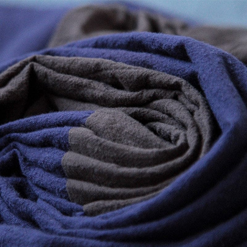 Buddhatrends Vintage Patchwork Cotton Linen Dresses | Lotus