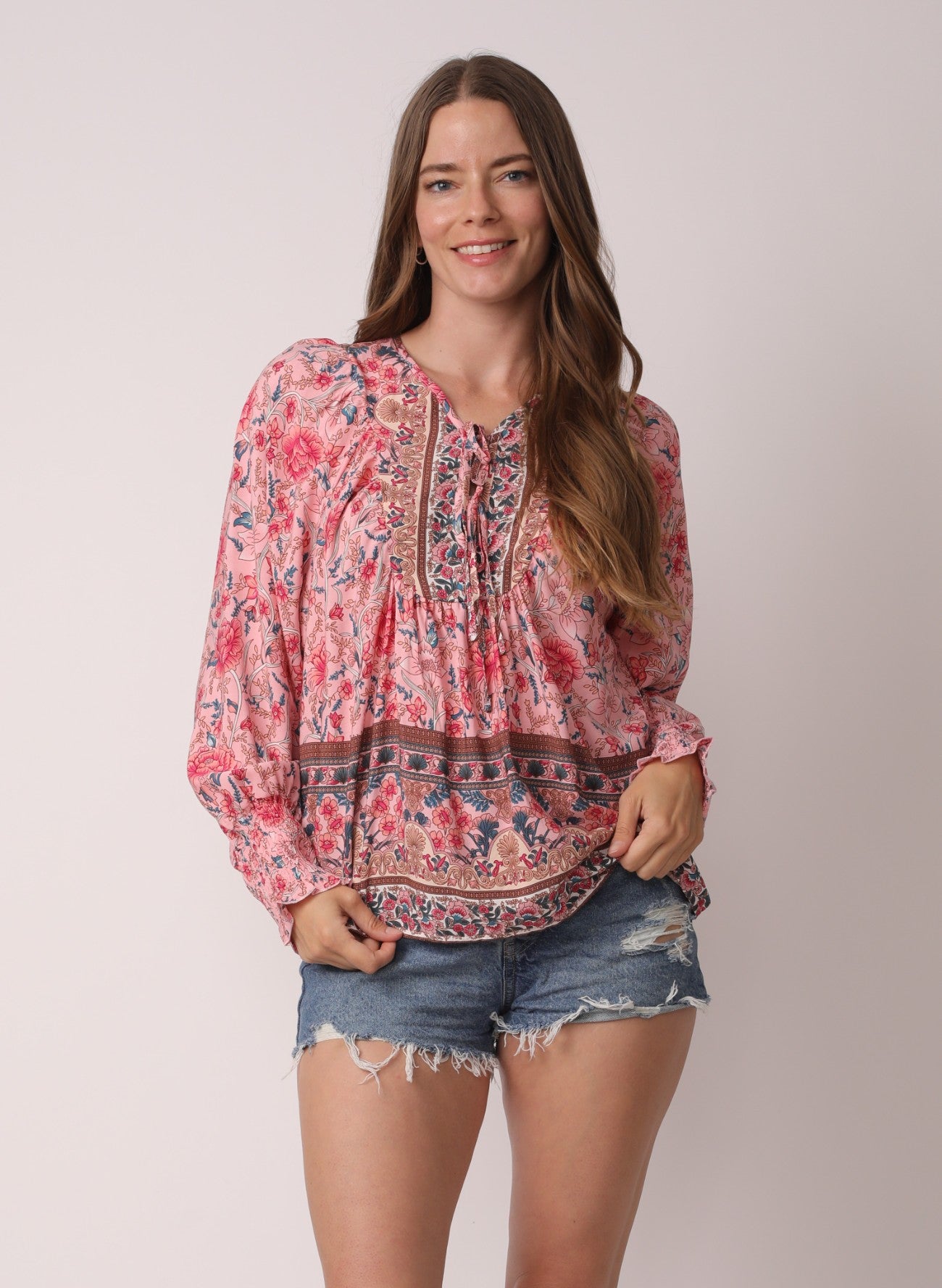 Luna Essence Bohemian Loose Fit Top