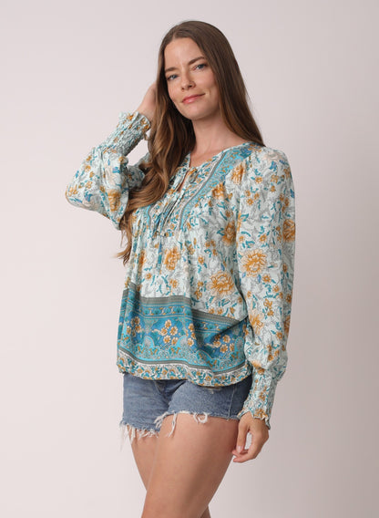 Luna Essence Bohemian Loose Fit Top