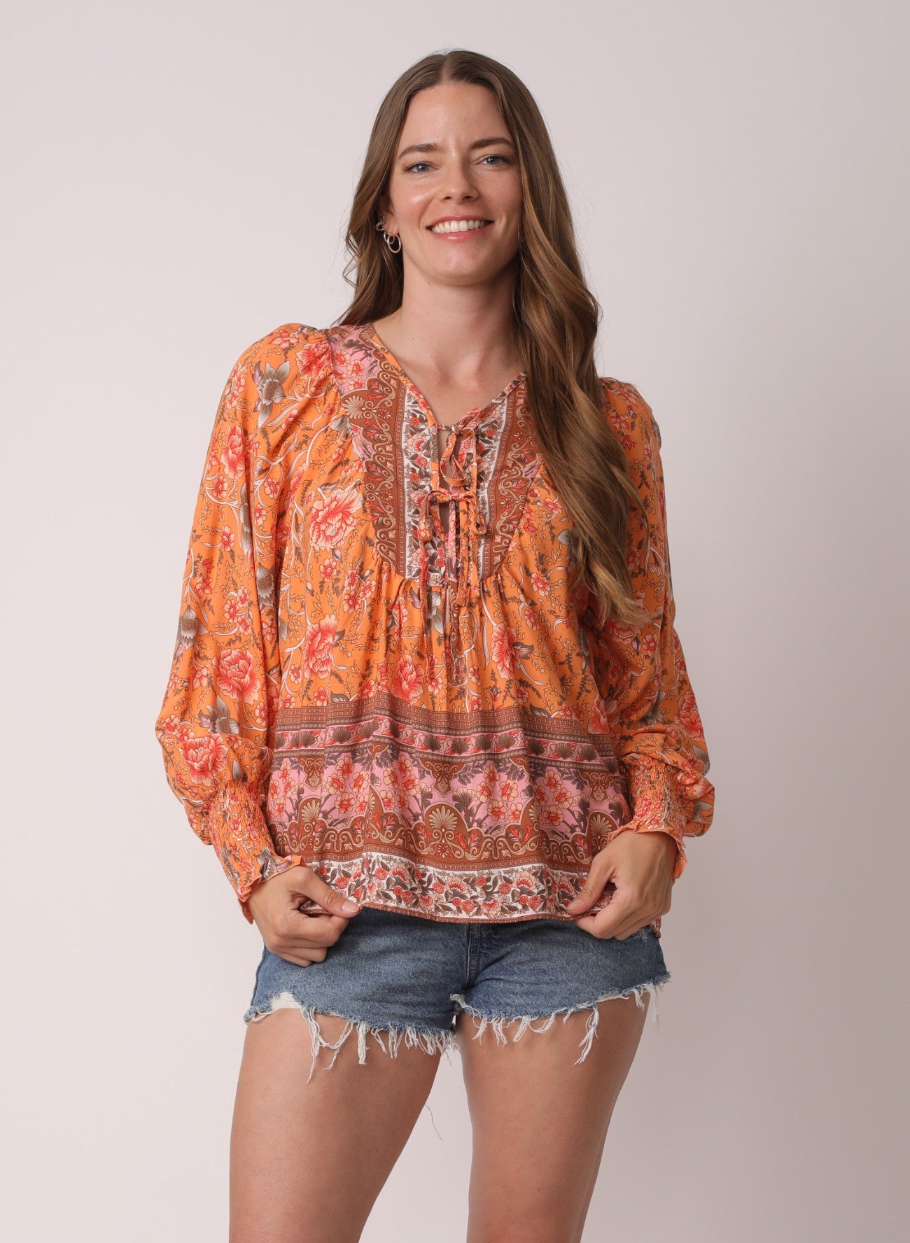 Luna Essence Bohemian Loose Fit Top